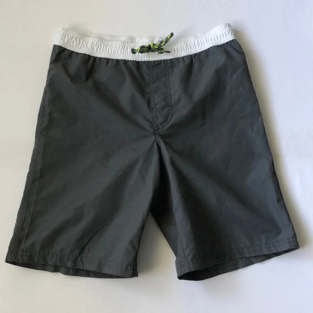 Old Navy Swim Shorts Swim Trunks Xtra Large XL 14-16 in Dark Grey - Picture 1 of 6
